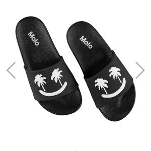 EUC Molo Kids Zhappy Printed Slides Sz 29/30 (12 US)